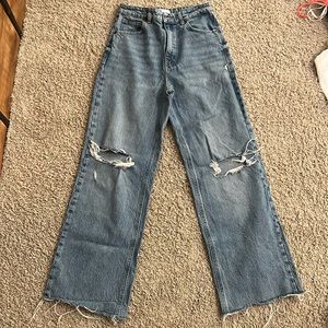 Zara wide leg jeans